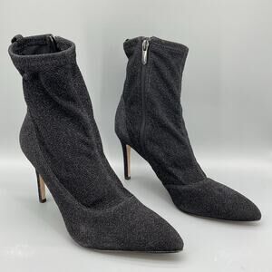 Sam Edelman Women’s Olson Stretch Boots Metallic Black Size 9M